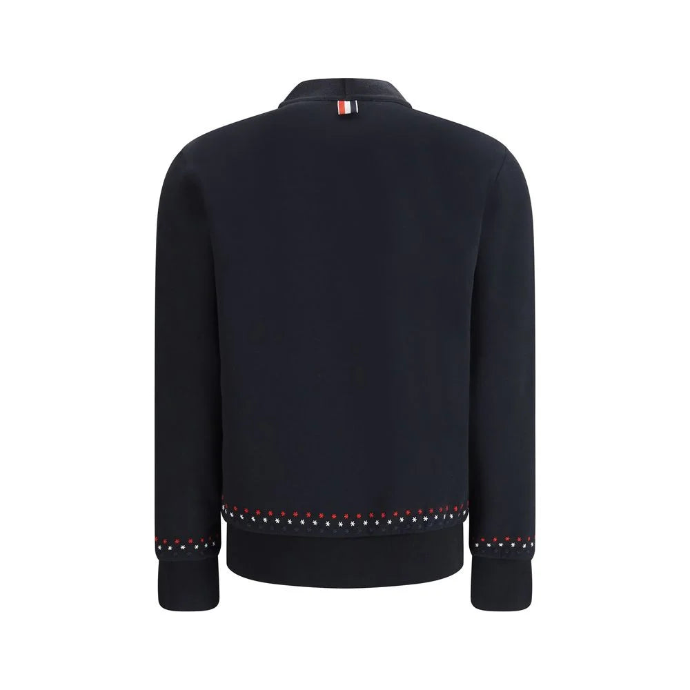 Thom Browne Black Cotton Cardigan