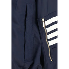 Thom Browne Black Cotton Shell Jacket
