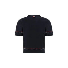 Thom Browne Cerné Bavlnene Tricko - IT42 | L