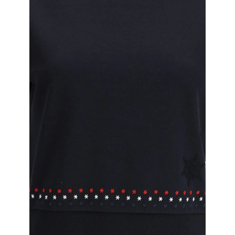 Thom Browne Cerné Bavlnene Tricko - IT42 | L