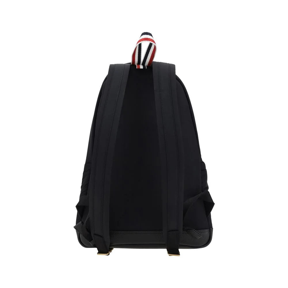 Thom Browne Black Polyester Backpack