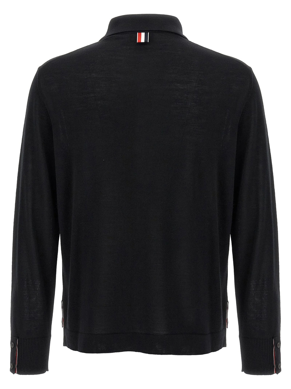 Thom Browne Black Virgin Wool Cardigan - 3