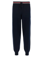Thom Browne Blue Cashmere Joggers (Workout Pants)