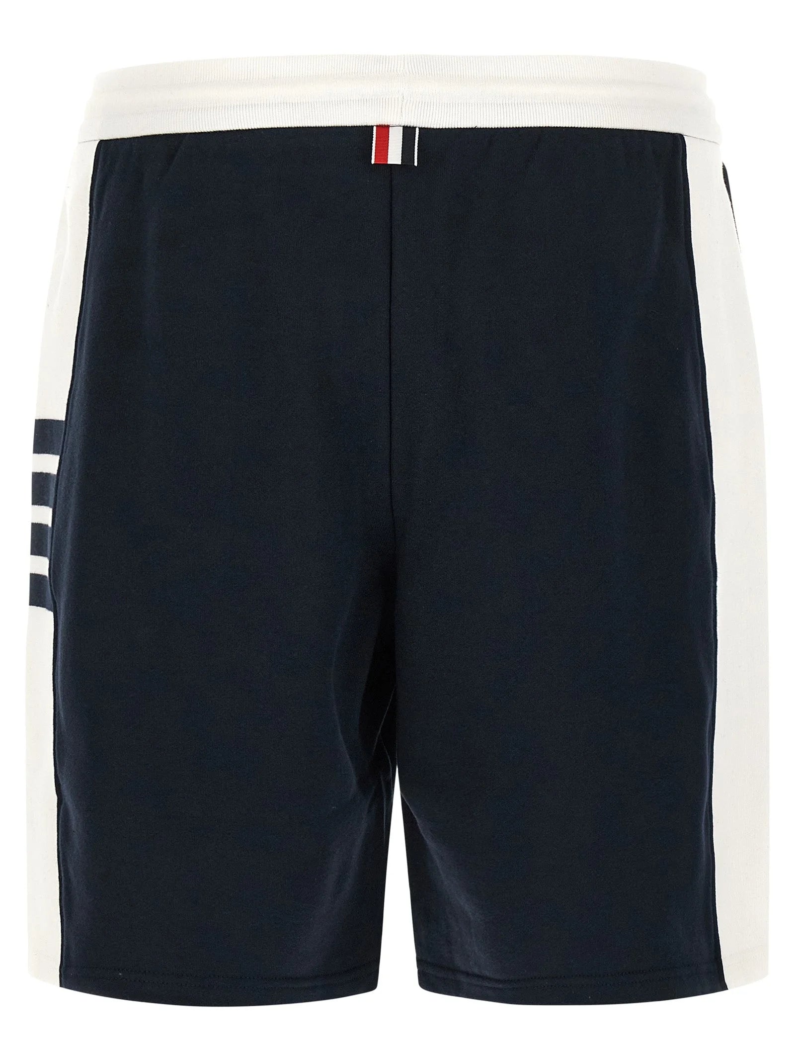 Thom Browne Blue Cotton Bermuda Shorts - 4