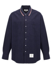 Thom Browne Blue Cotton Blouse - 2