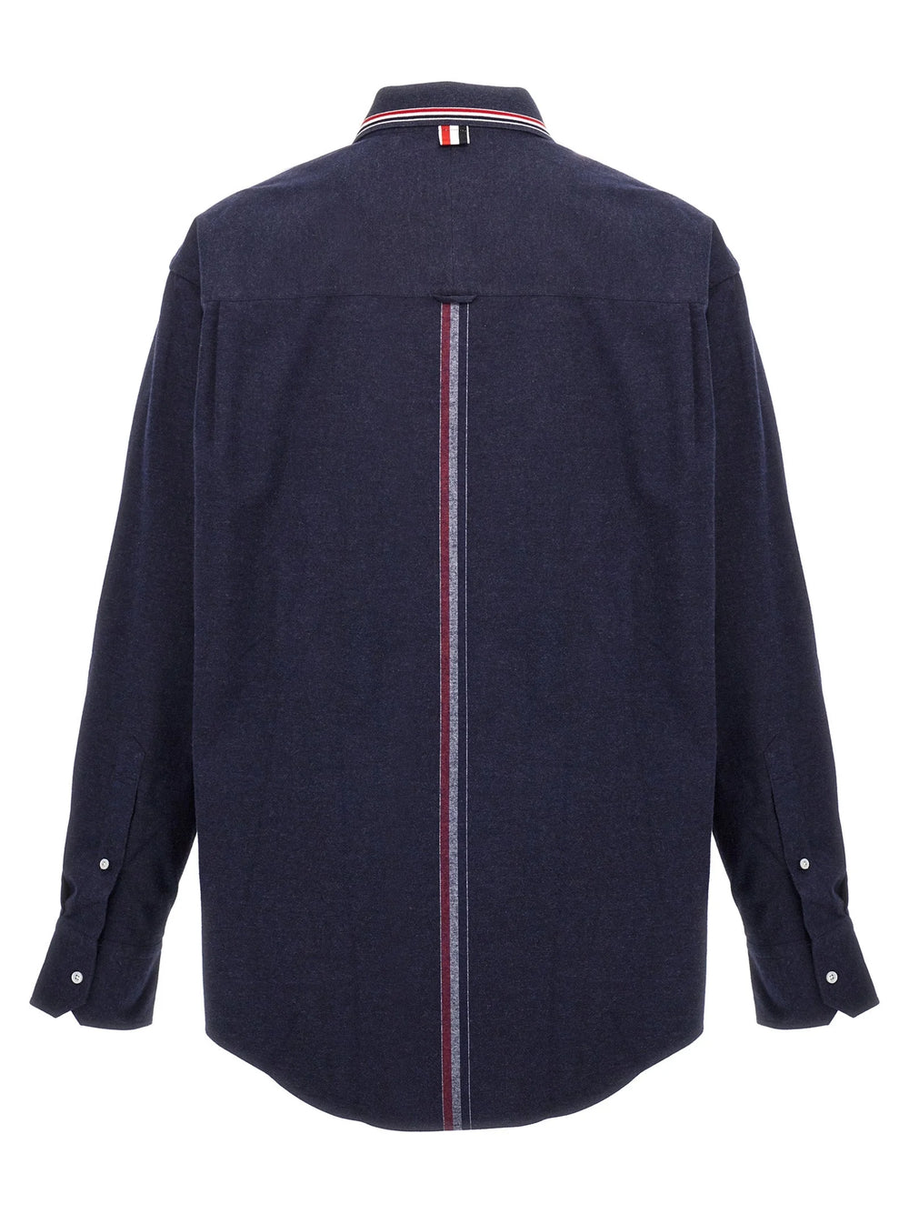 Thom Browne Blue Cotton Blouse - 2