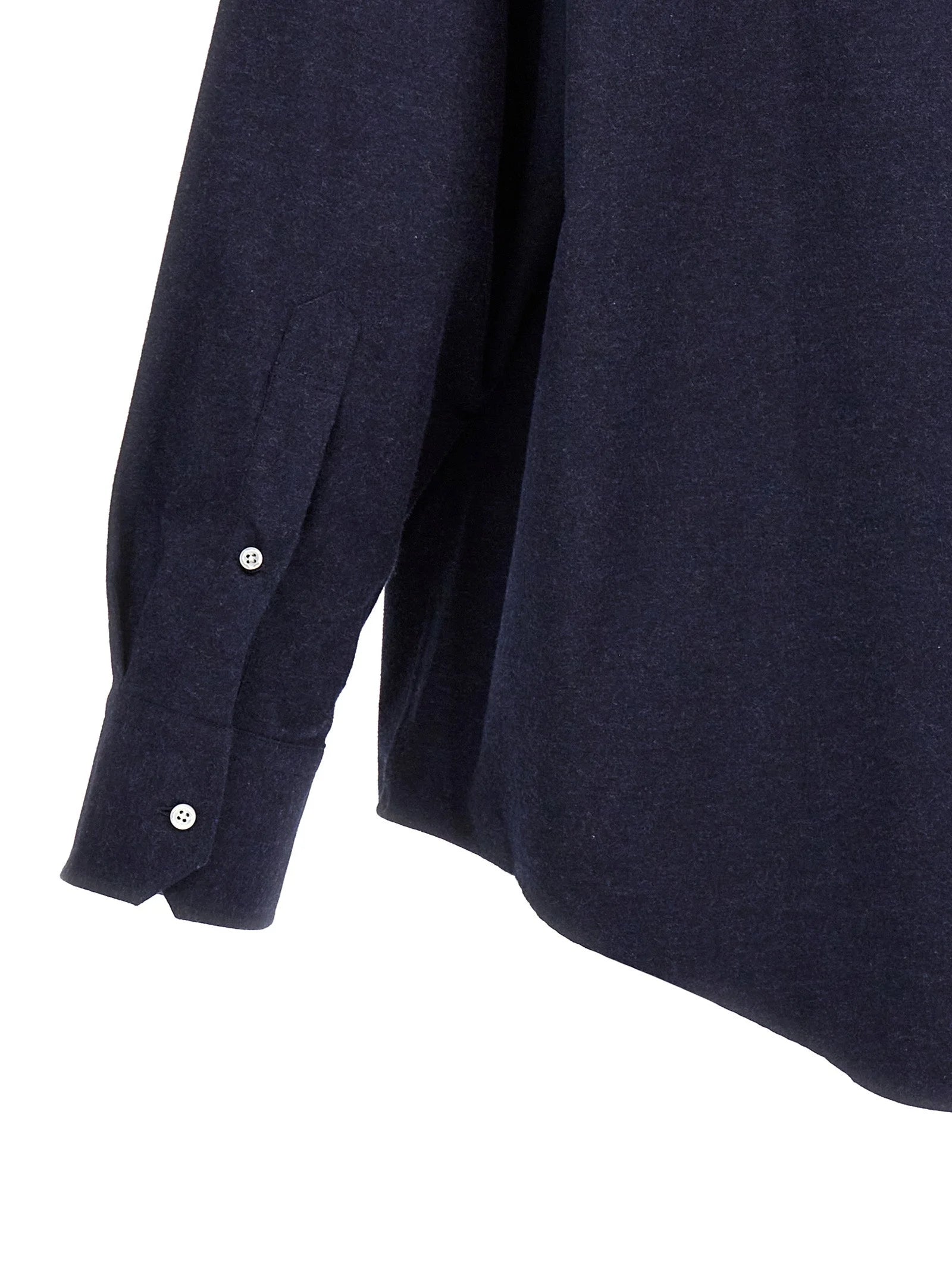 Thom Browne Blue Cotton Blouse - 2