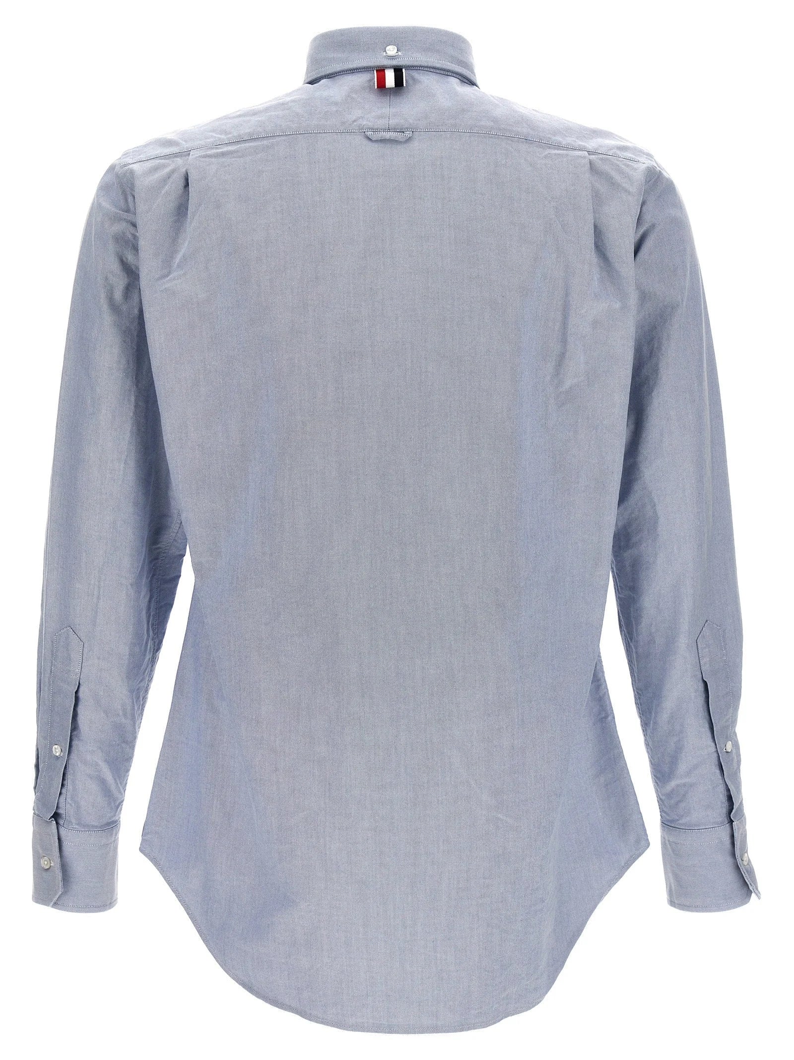 Thom Browne Blue Cotton Blouse