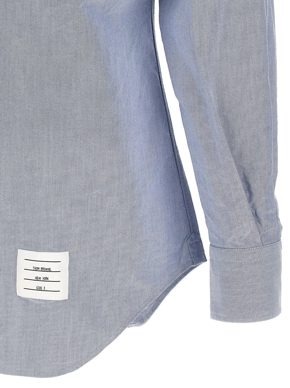 Thom Browne Blue Cotton Blouse