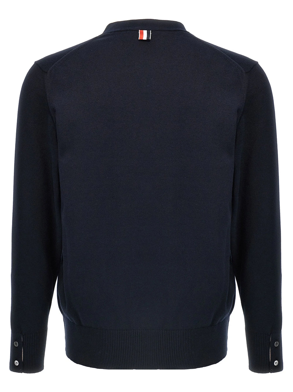 Thom Browne Blue Cotton Cardigan - 4