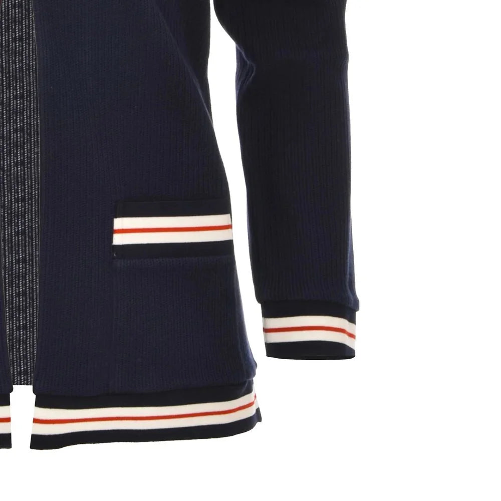 Thom Browne Blue Cotton Cardigan - 40