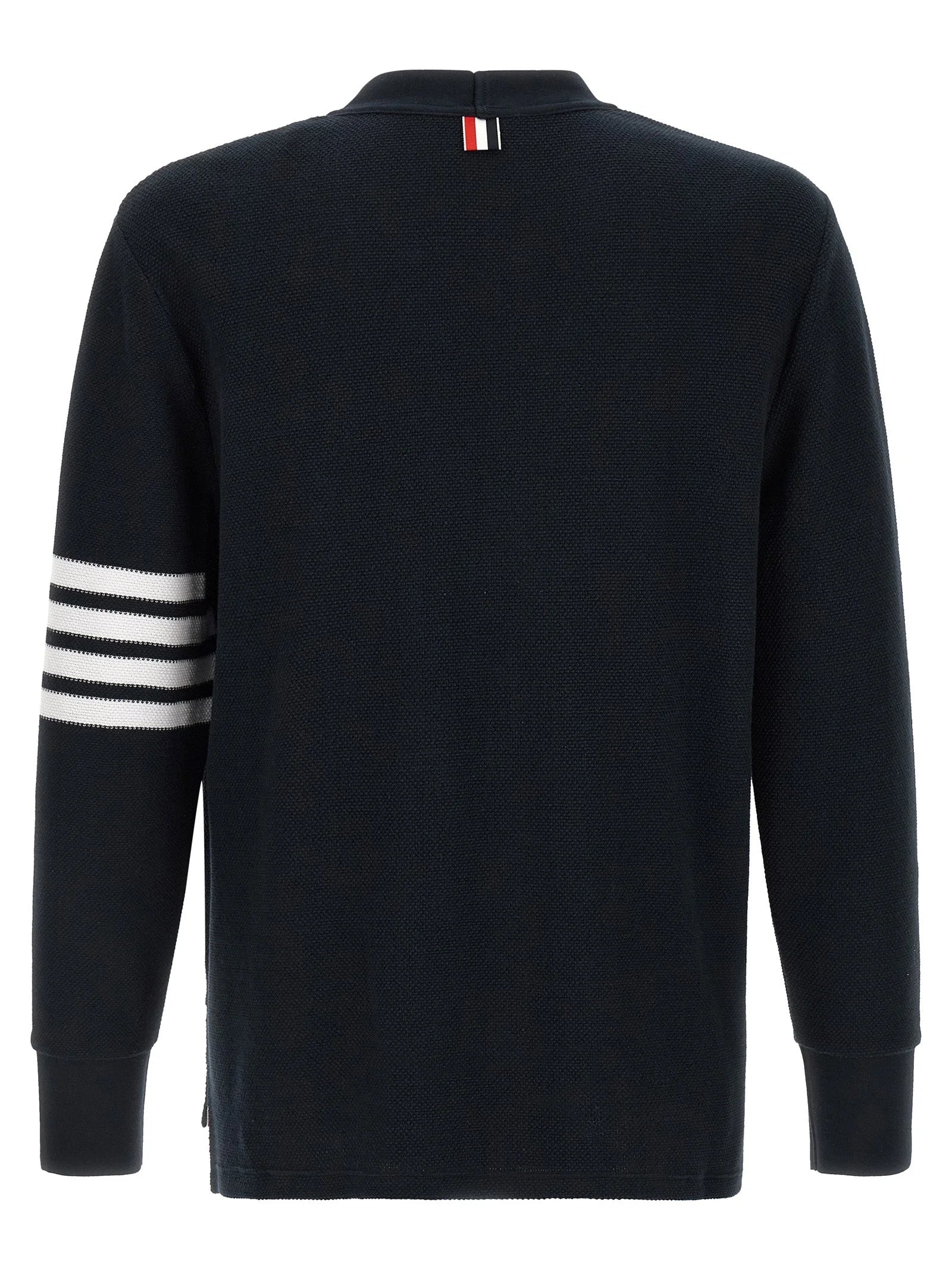 Thom Browne Blue Cotton Cardigan