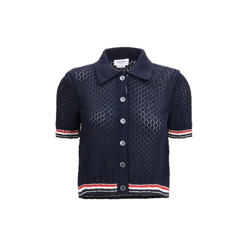 Thom Browne Blå Bomullsweater - IT42 | L