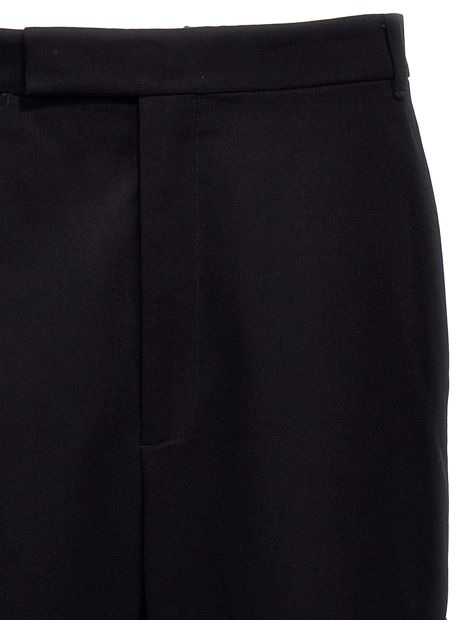 Thom Browne Blue Cotton Casual Pants - 3