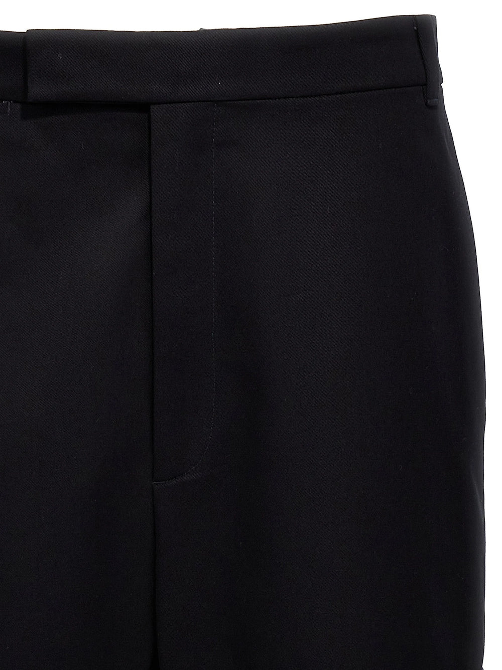 Thom Browne Blue Cotton Casual Pants - 3