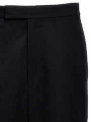 Thom Browne Blue Cotton Casual Pants - 3