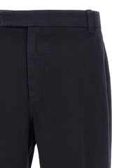 Thom Browne Blue Cotton Casual Pants