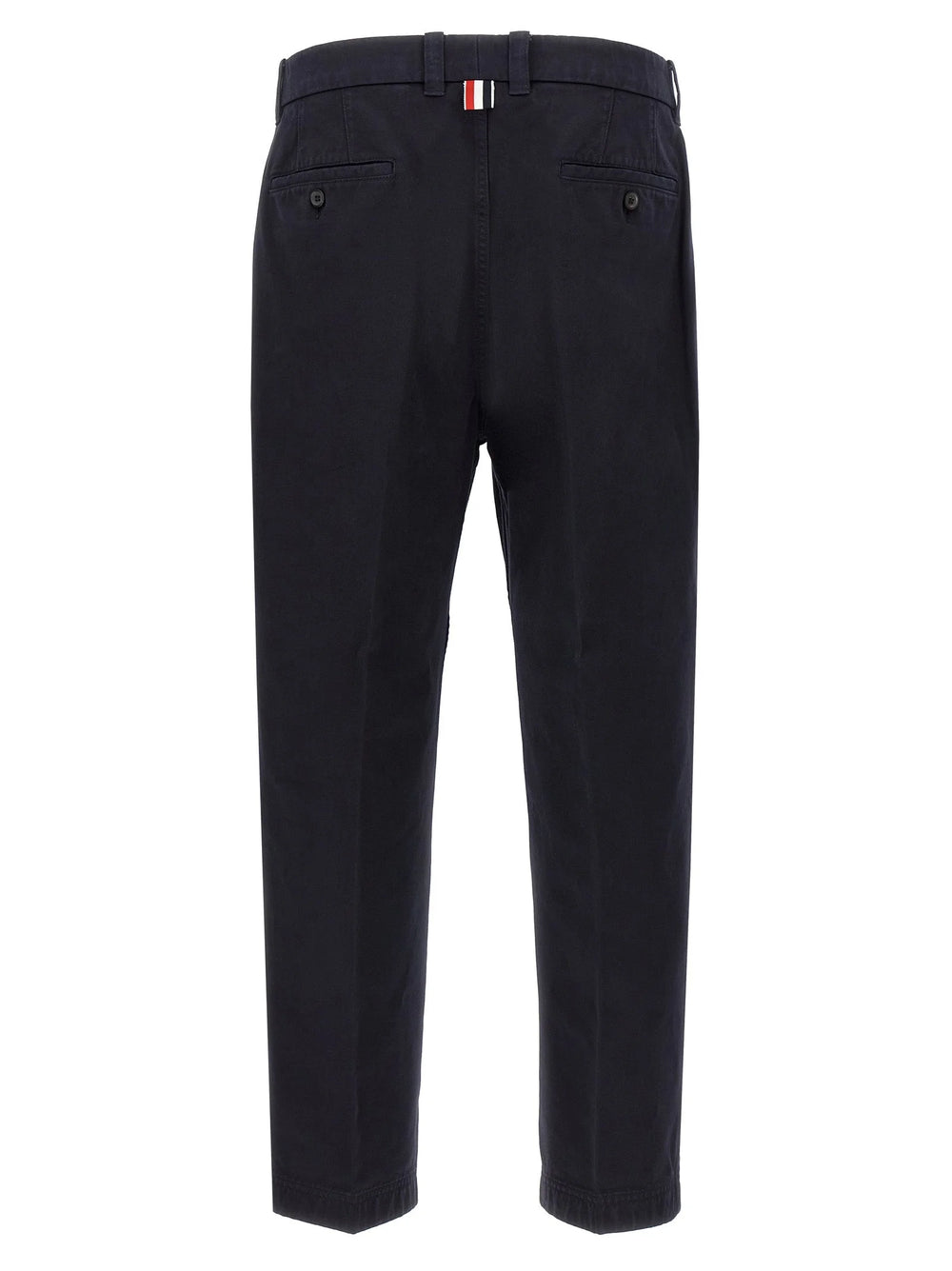 Thom Browne Blue Cotton Casual Pants