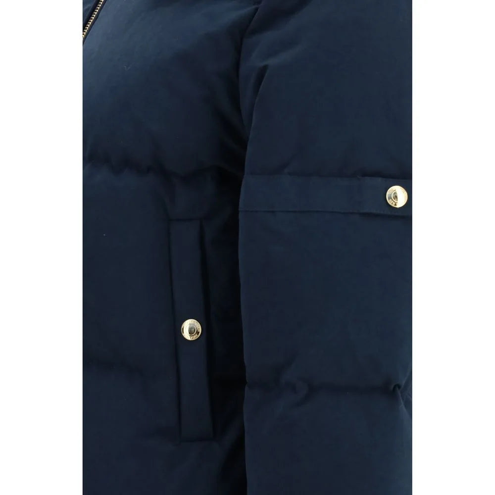 Thom Browne Blue Cotton Full-Length Jacket