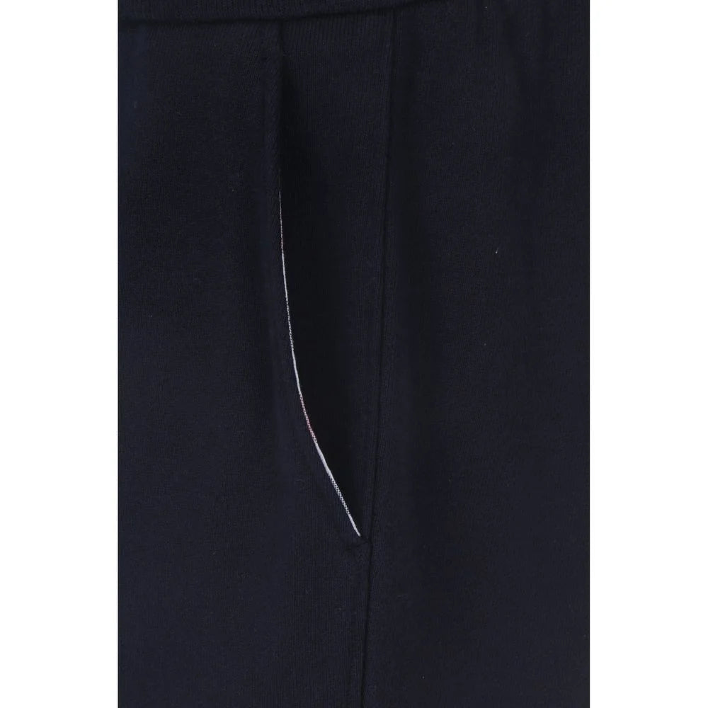 Thom Browne Blue Cotton Joggers (Workout Pants)