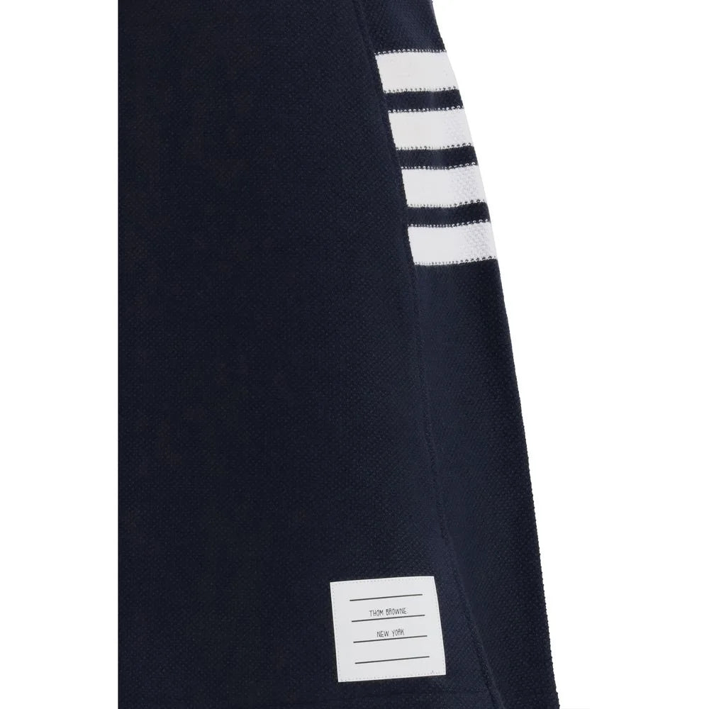 Thom Browne Blue Cotton Mini Skirt