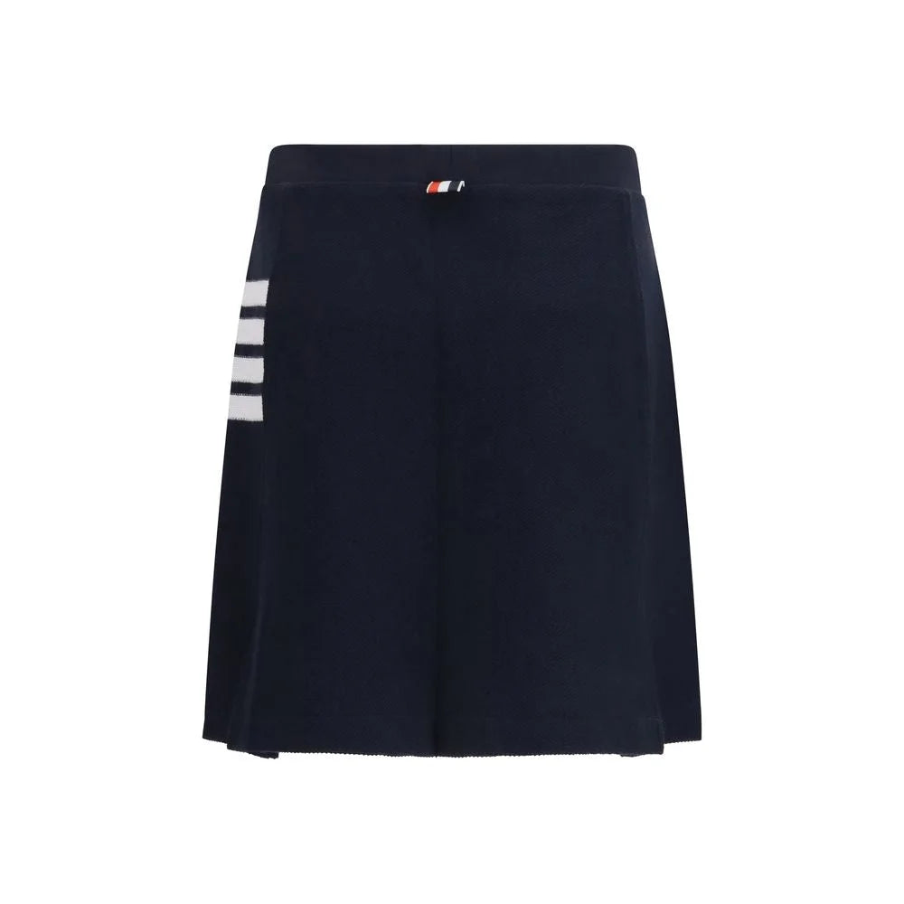 Thom Browne Blue Cotton Mini Skirt - IT38 | S
