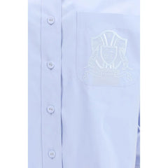 Thom Browne Blue Cotton Pattern Shirt - IT40 | M