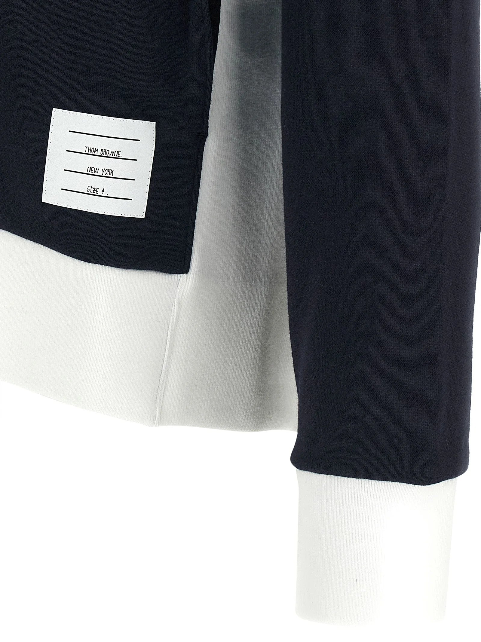 Thom Browne Blue Cotton Sweatshirt - 3