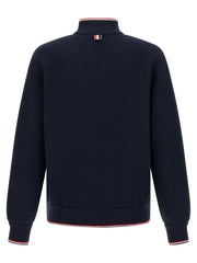 Thom Browne Blue Cotton Sweatshirt - 3