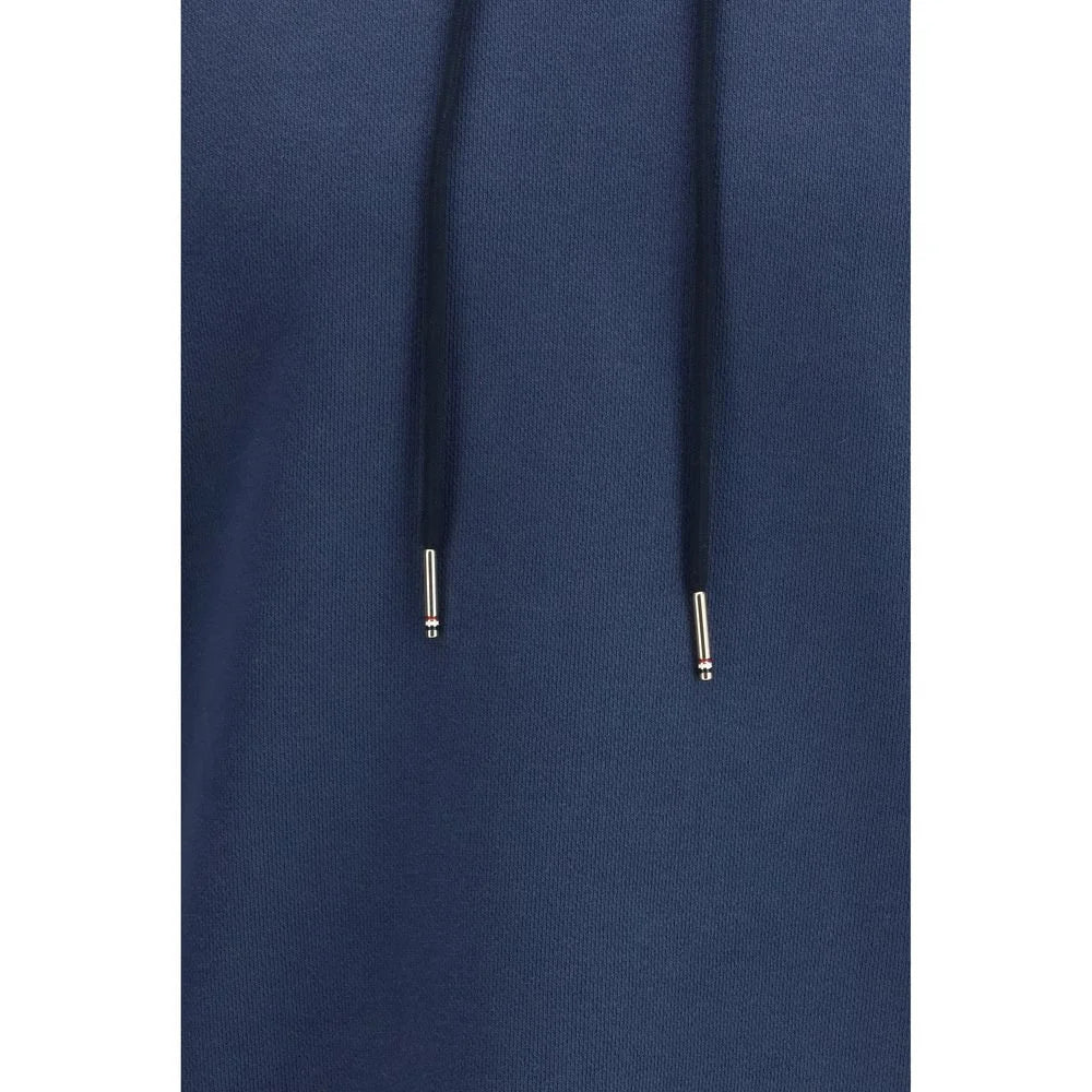 Thom Browne Blue Cotton Sweatshirt