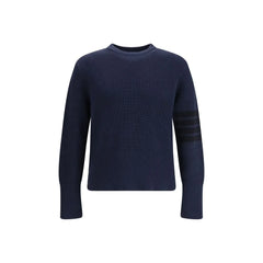 Thom Browne Blue Cotton Sweatshirt
