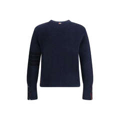 Thom Browne Blue Cotton Sweatshirt
