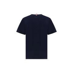Thom Browne Blue Cotton T-Shirt - 1