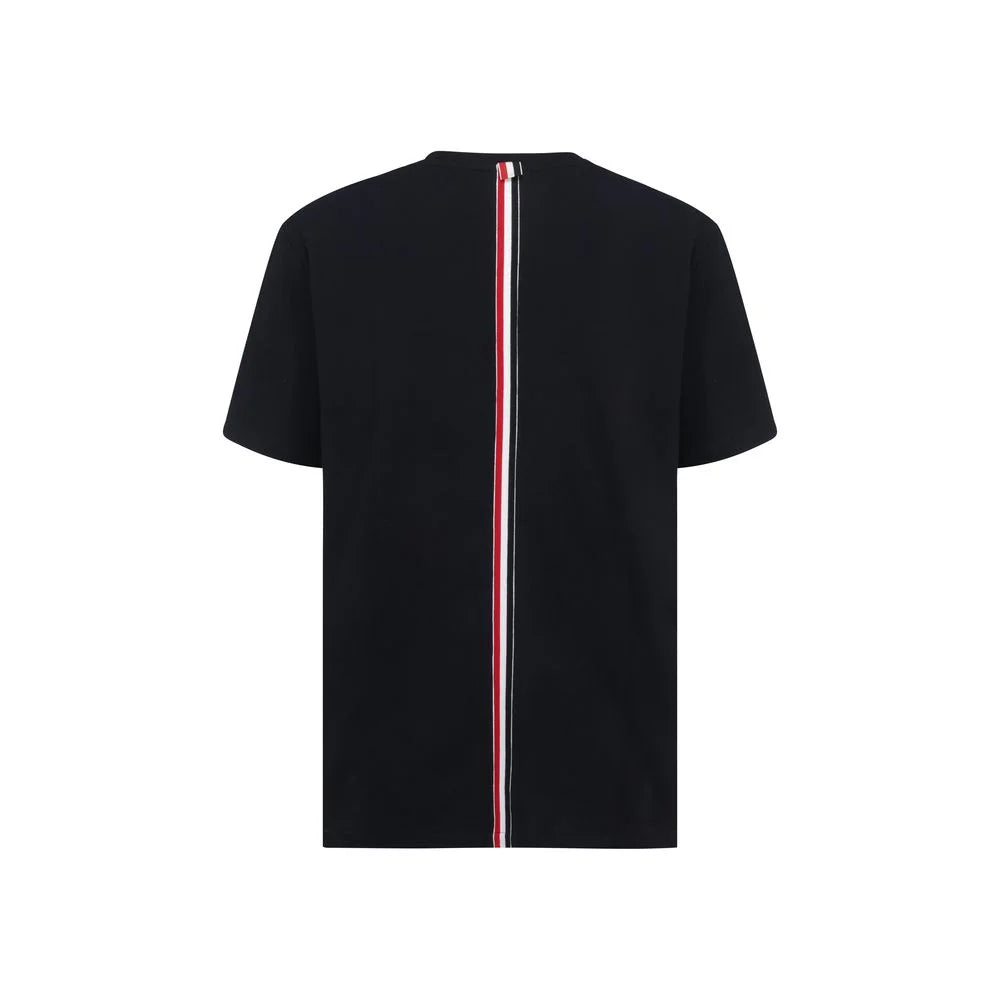 Thom Browne Blue Cotton T-Shirt