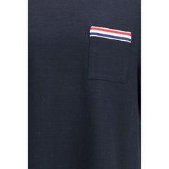 Thom Browne Blue Cotton T-Shirt - T-Shirts