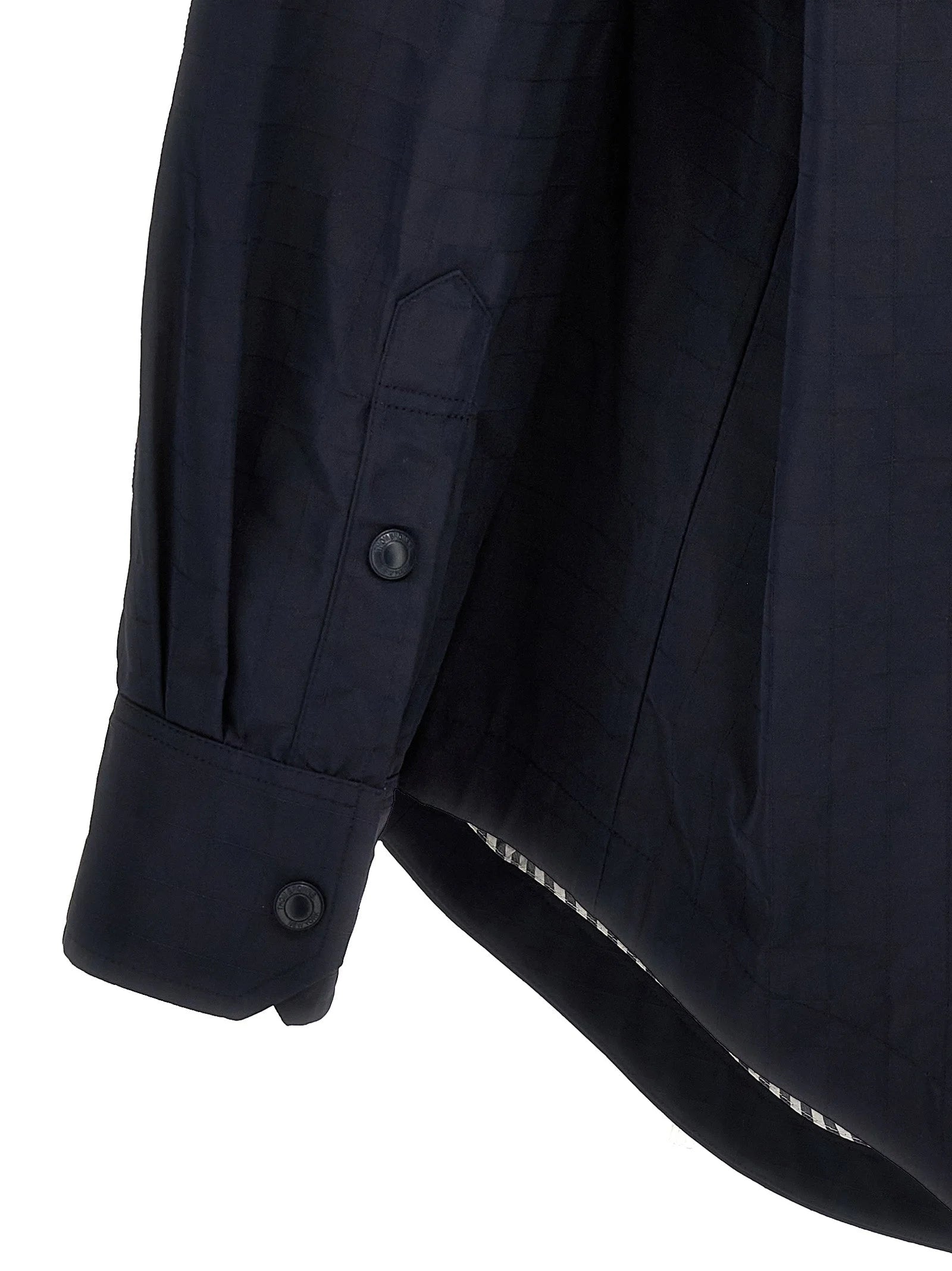 Thom Browne Blue Polyamide Blouse