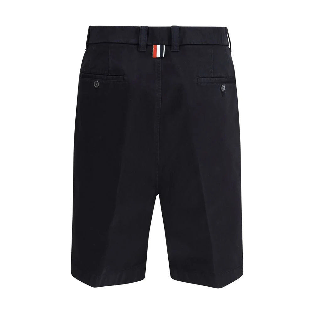 Thom Browne Blue Polyester Bermuda Shorts