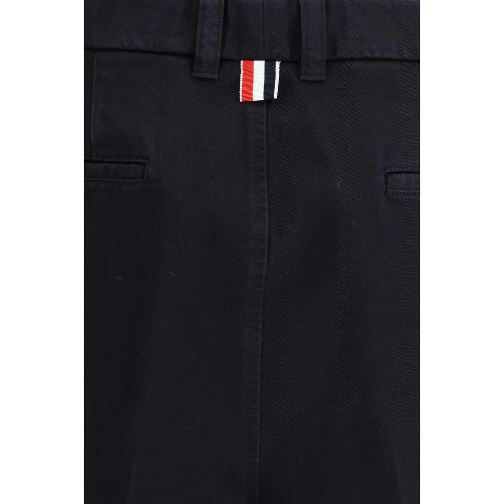 Thom Browne Sininen Polyesteribermudat