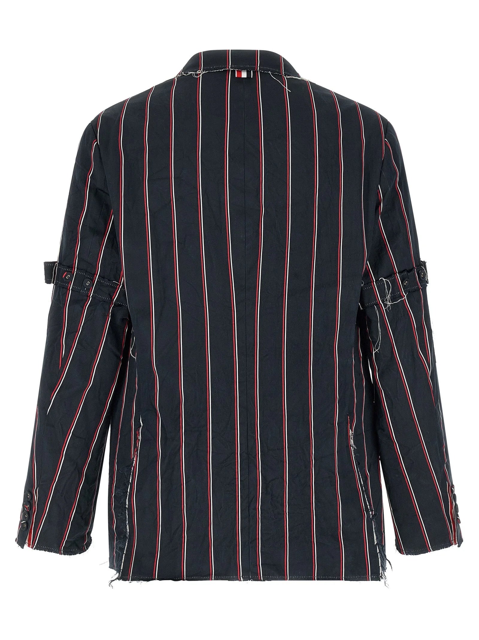 Thom Browne Blue Silk Blazer - 2