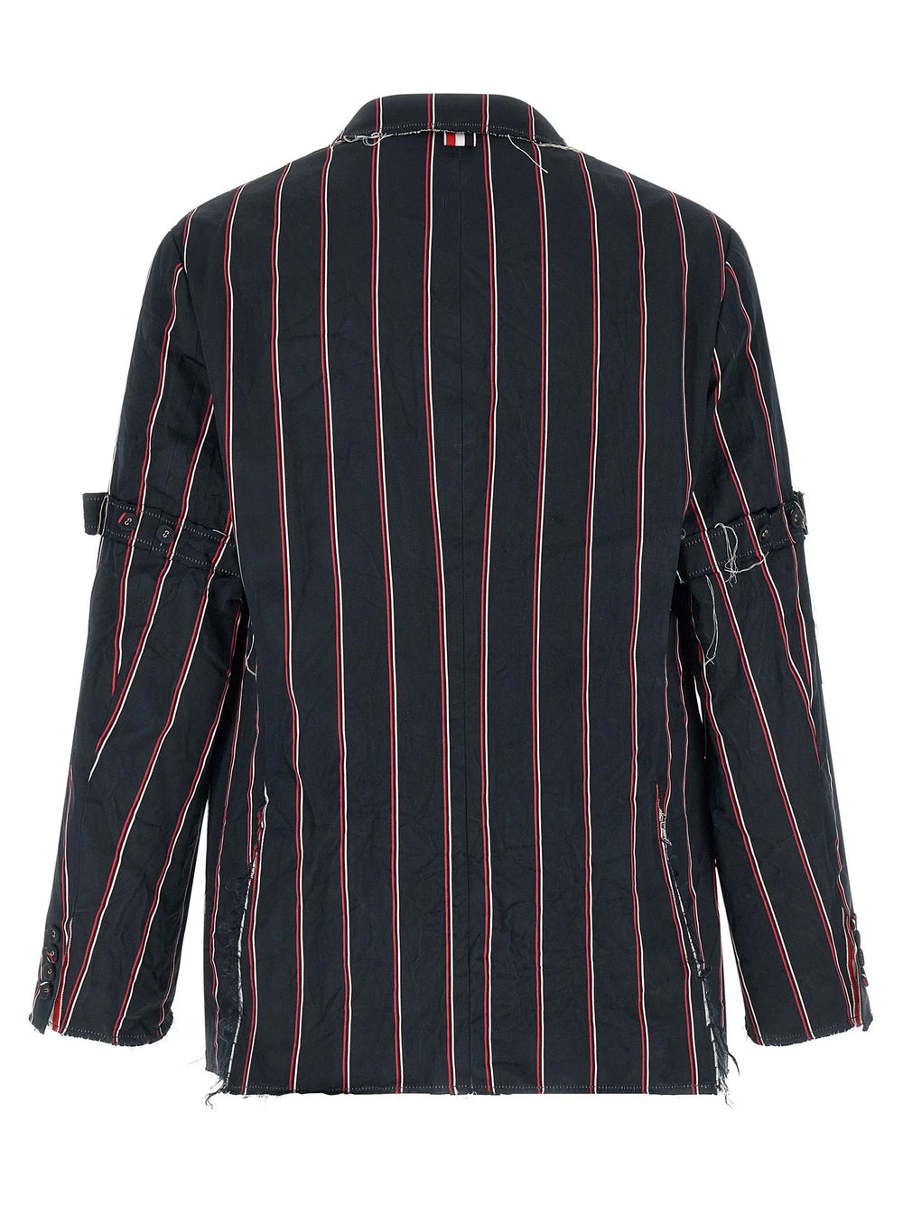 Thom Browne Blue Silk Blazer - 2