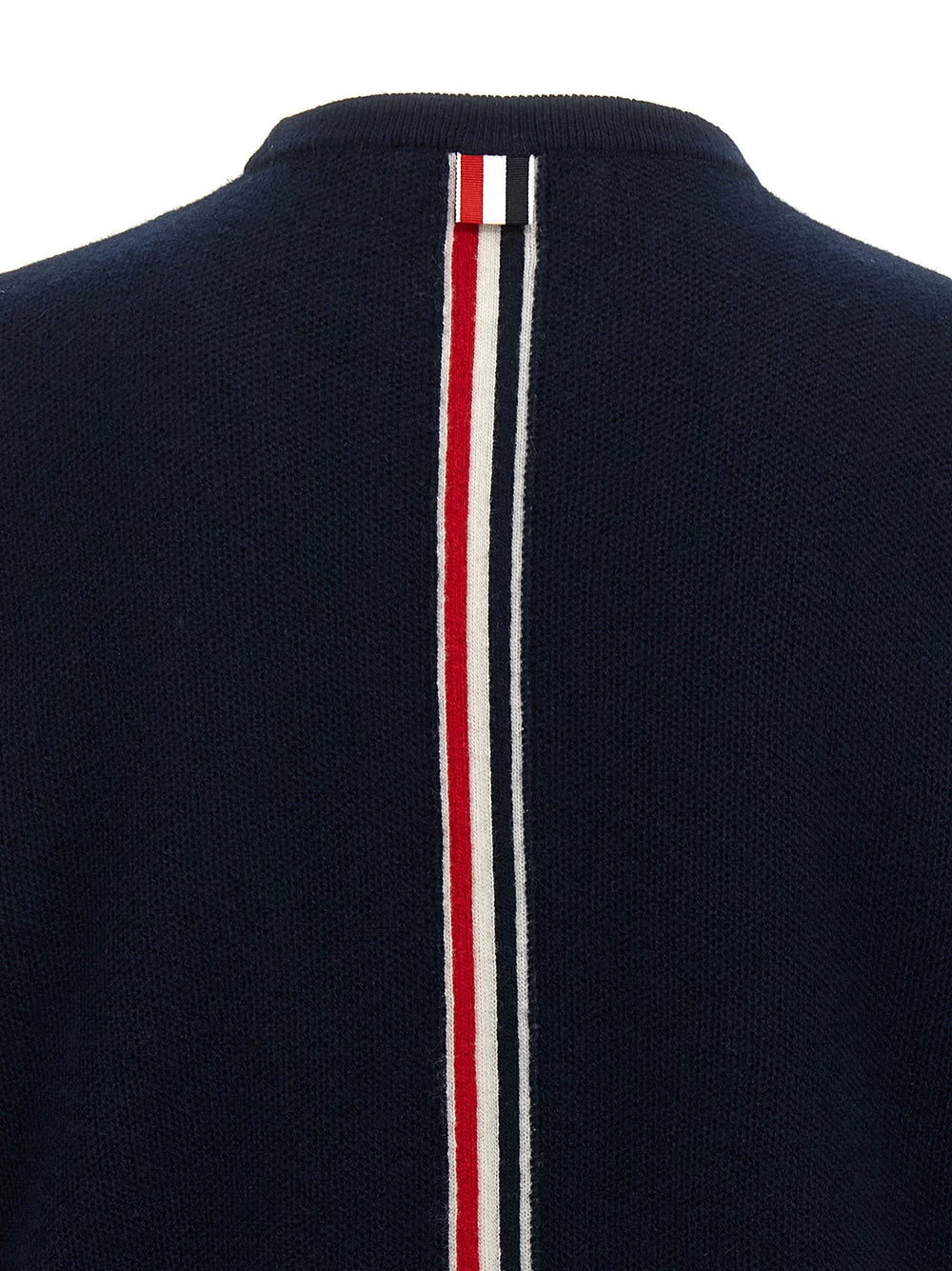 Thom Browne Blue Virgin Wool Cardigan