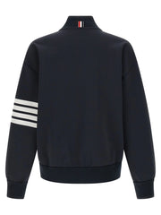 Thom Browne Blue Viscose Bomber - 4