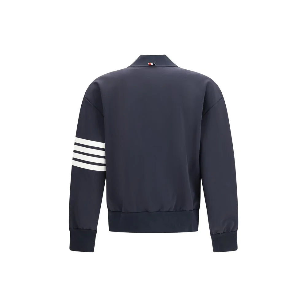 Thom Browne Blue Viscose Bomber - Bomber Jackets