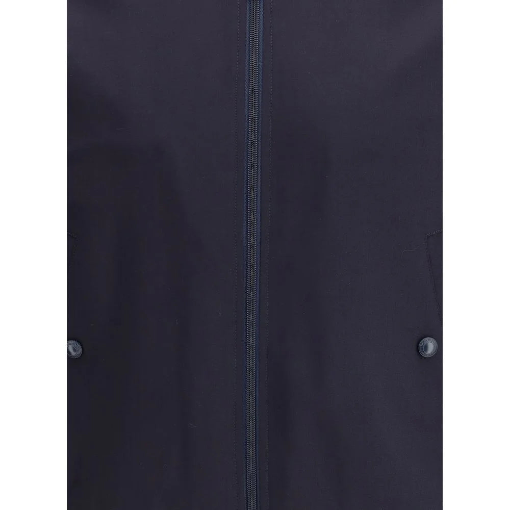 Thom Browne Blue Wool Bomber - 1