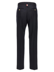 Thom Browne Blue Wool Casual Pants - 1