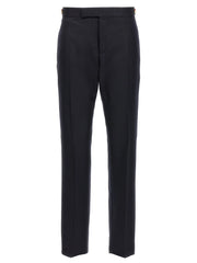 Thom Browne Blue Wool Casual Pants - 1