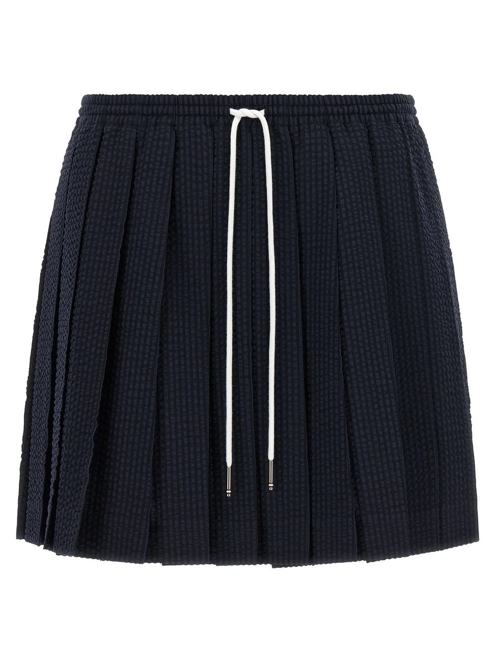 Thom Browne Blue Wool Long Skirt