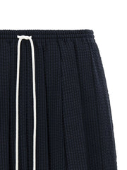 Thom Browne Blue Wool Long Skirt