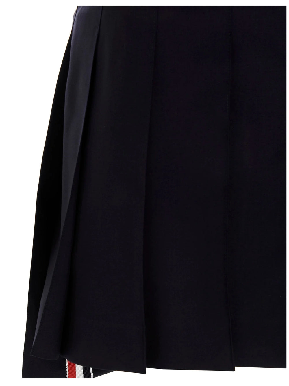 Thom Browne Blue Wool Long Skirt - IT36 | S