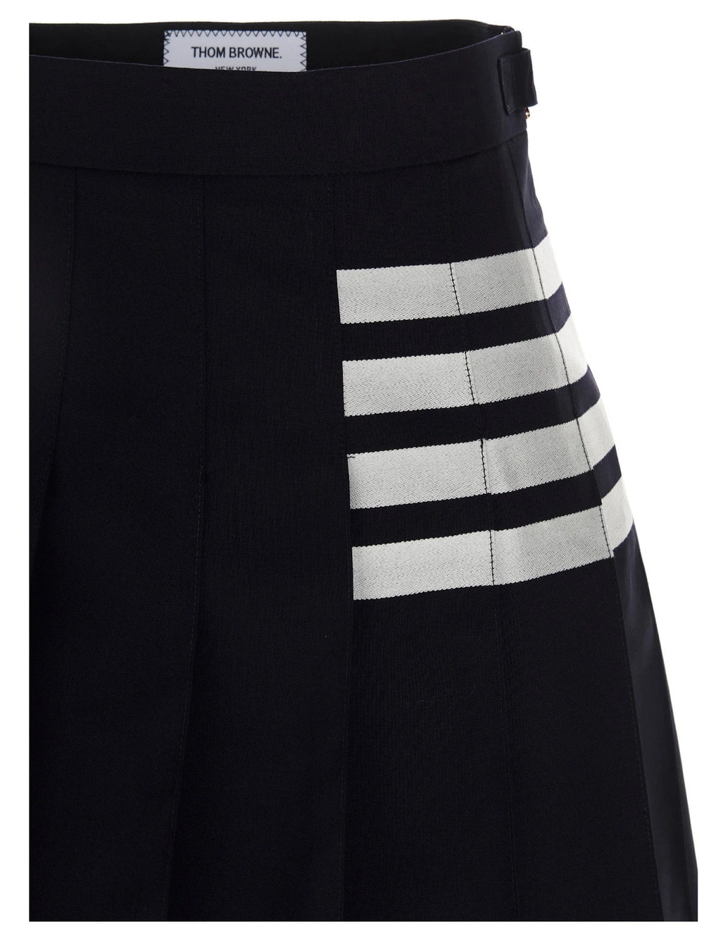 Thom Browne Blue Wool Long Skirt - IT36 | S